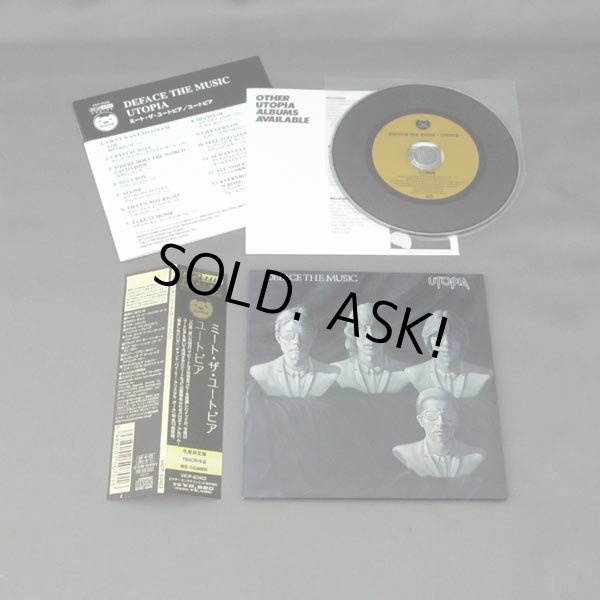 Photo2: UTOPIA / DEFACE THE MUSIC (Used Japan Mini LP CD) Todd Rungren (2)