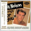 Photo1: RICK NELSON / RICK NELSON SINGS FOR YOU (Brand New Japan Mini LP CD) * B/O * (1)
