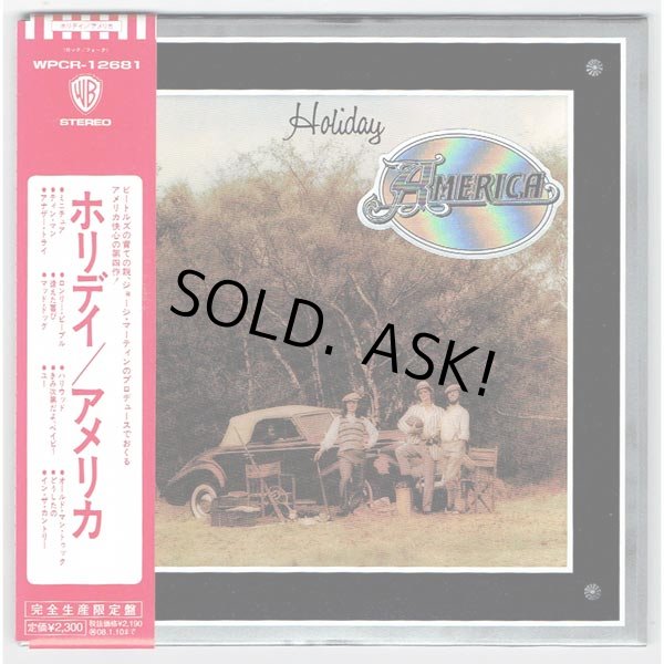 Photo1: AMERICA / HOLIDAY (Used Japan Mini LP CD) (1)