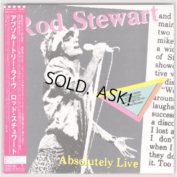 Photo1: ROD STEWART / ABSOLUTELY LIVE (Used Japan Mini LP SHM-CD) (1)