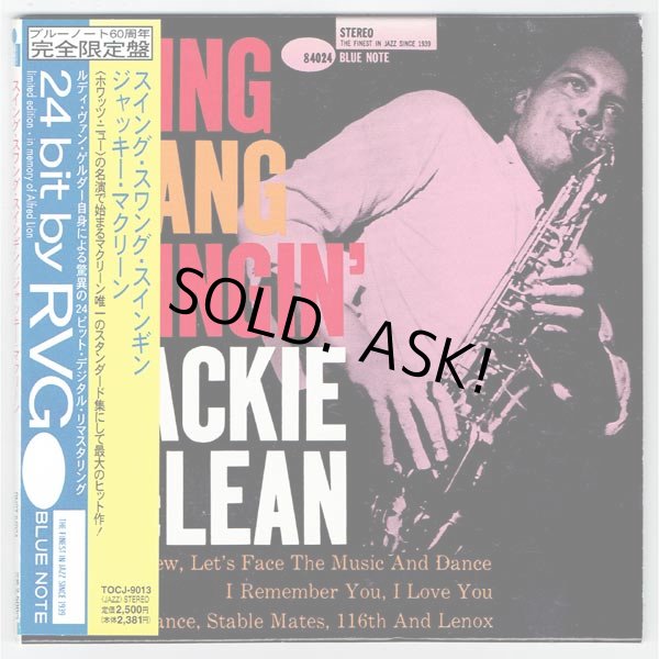 Photo1: JACKIE McLEAN / SWING, SWANG, SWINGIN' (Used Japan Mini LP CD) Blue Note (1)