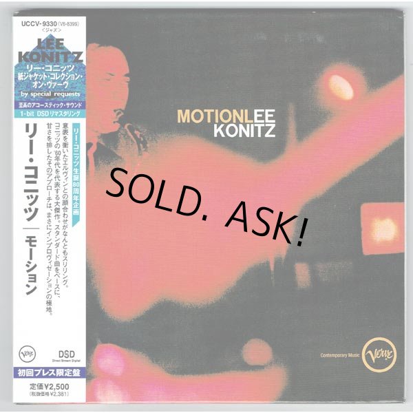 Photo1: LEE KONITZ / MOTION (Used Japan Mini LP CD) (1)