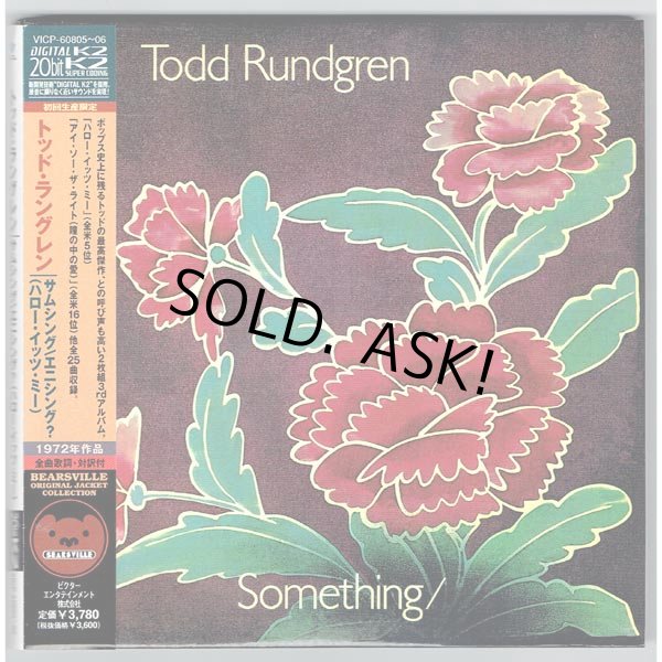 Photo1: TODD RUNDGREN / SOMETHING/ANYTHING? (Used Japan Mini LP CD) (1)