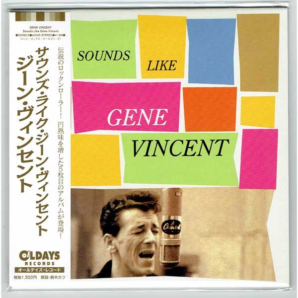 Photo1: GENE VINCENT / SOUNDS LIKE GENE VINCENT (Brand New Japan mini LP CD) * B/O * (1)