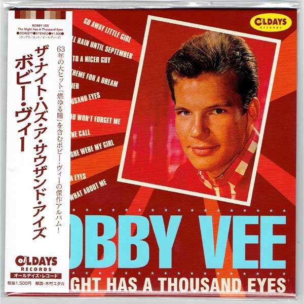 Photo1: BOBBY VEE / THE NIGHT HAS A THOUSAND EYES (Brand New Japan mini LP CD) (1)