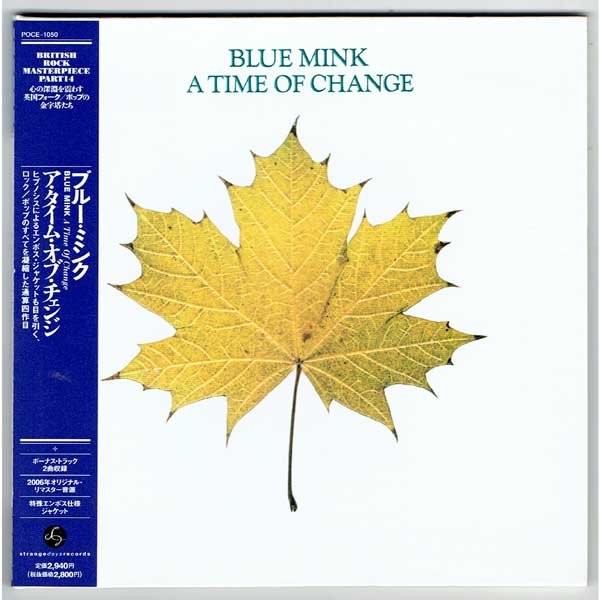 Photo1: BLUE MINK / A TIME OF CHANGE (Used Japan Mini LP CD) (1)