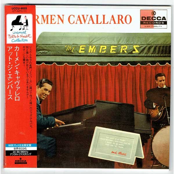 Photo1: CARMEN CAVALLARO / AT THE EMBERS (Used Japan Mini LP CD) (1)
