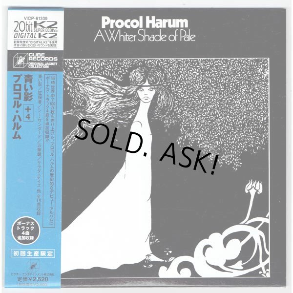 Photo1: PROCOL HARUM / A WHITER SHADE OF PALE (Used Japan Mini LP CD) (1)