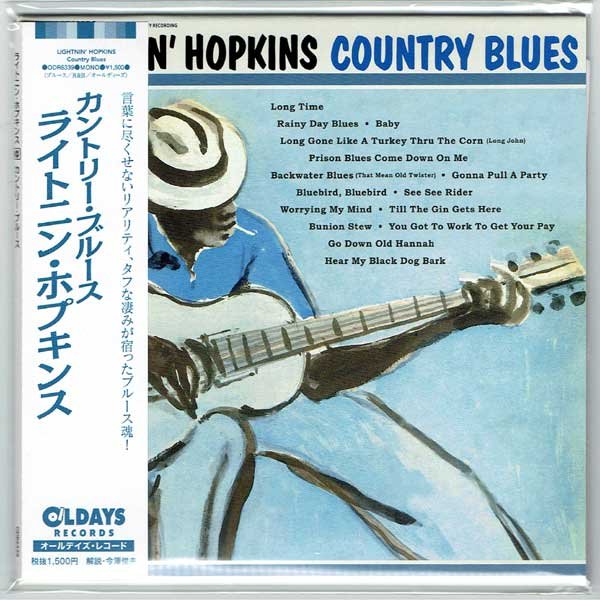 Photo1: LIGHTNIN' HOPKINS / COUNTRY BLUES (Brand New Japan Mini LP CD) * B/O * (1)