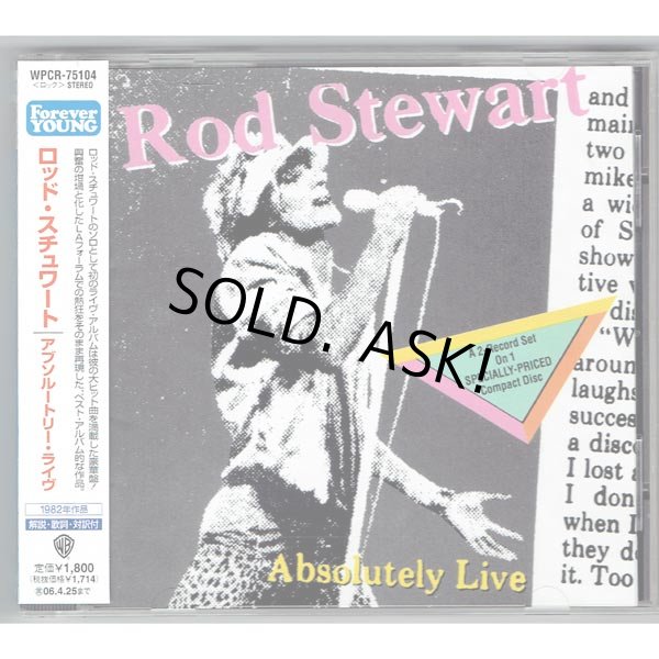 Photo1: ROD STEWART / ABSOLUTELY LIVE (Used Japan Jewel Case CD) (1)