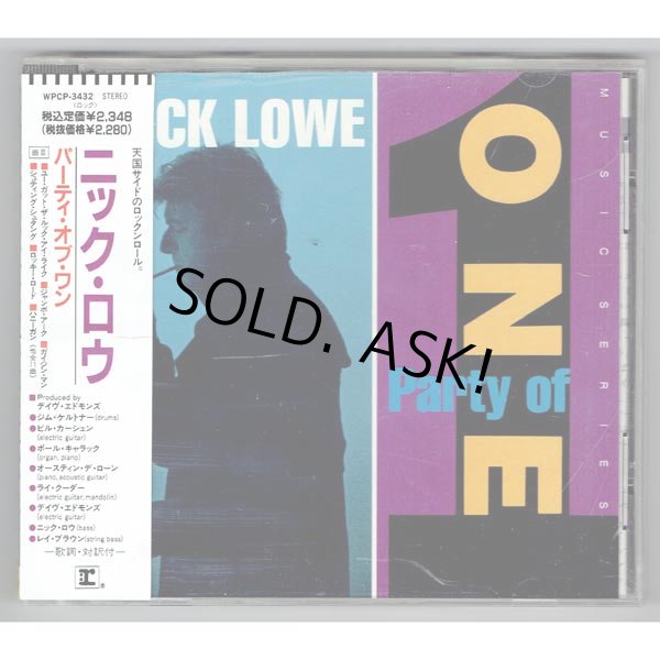 Photo1: NICK LOWE / PARTY OF ONE (Used Japan Jewel Case CD - Promo Sample) (1)