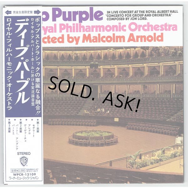 Photo1: DEEP PURPLE / DEEP PURPLE LIVE IN CONCERT AT THE ROYAL ALBERT HALL (Used Japan Mini LP SHM-CD) Malcolm Arnold (1)