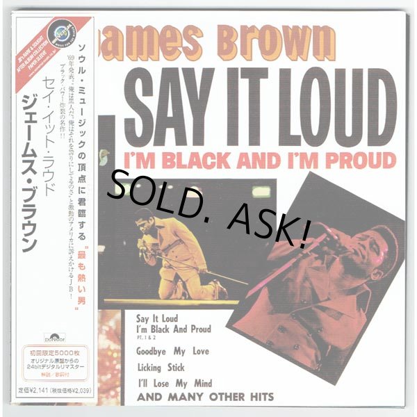 Photo1: JAMES BROWN / SAY IT LOUD - I'M BLACK AND I'M PROUD (Used Japan Mini LP CD) (1)