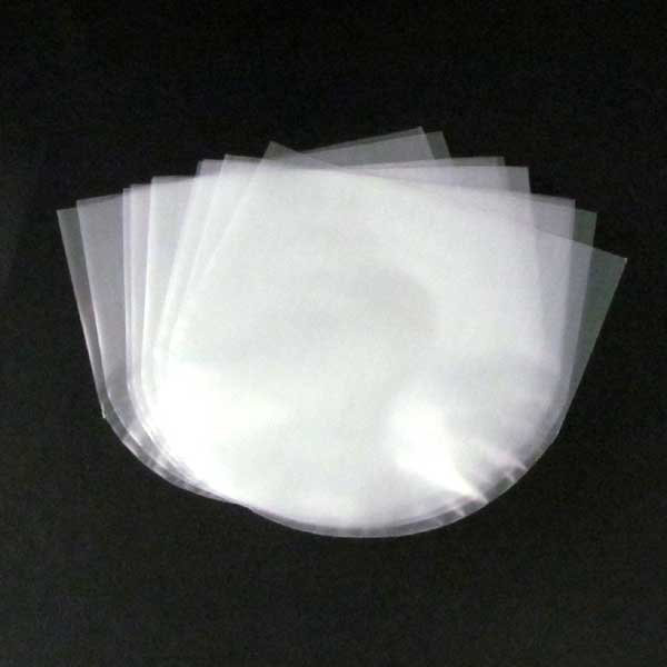 Photo1: PP ROUND BOTTOM INNER BAGS for CD DISC (10 pieces)  (1)