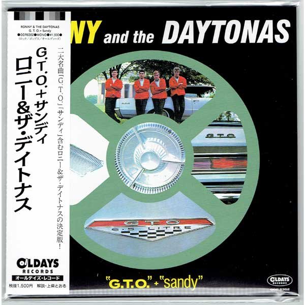 Photo1: RONNY & THE DAYTONAS / G.T.O. + SANDY (Brand New Japan Mini LP CD) * B/O * (1)
