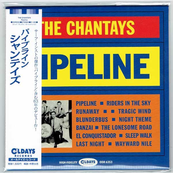 Photo1: THE CHANTAYS / PIPELINE (Brand New Japan Mini LP CD) * B/O * (1)