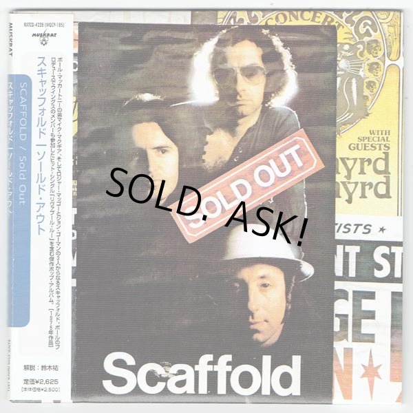 Photo1: SCAFFOLD / SOLD OUT (Used Japan Mini LP CD) (1)