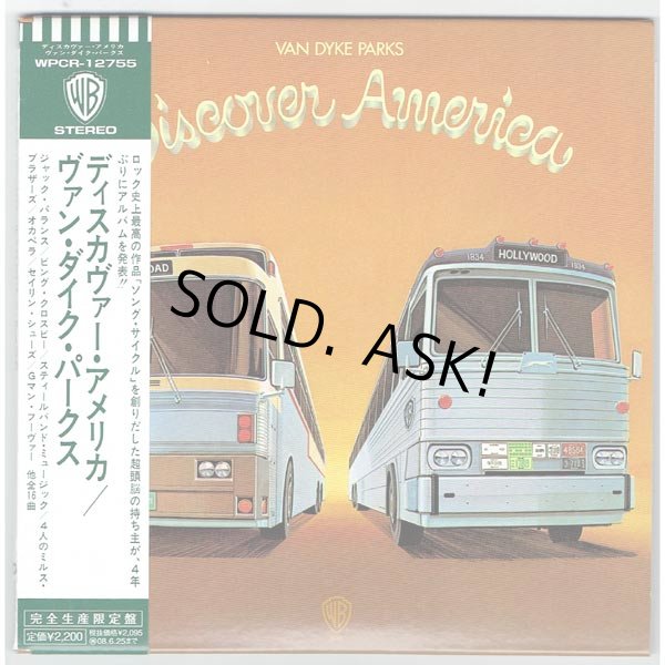 VAN DYKE PARKS / DISCOVER AMERICA (Used Japan Mini LP CD)