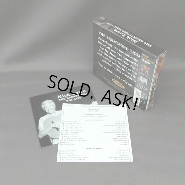 Photo3: NICK LOWE / THE BRENTFORD TRILOGY (Used Japan Digipak CDs set) (3)