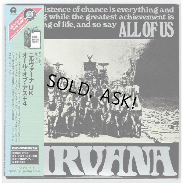 Photo1: NIRVANA / ALL OF US (Used Japan Mini LP CD) (1)