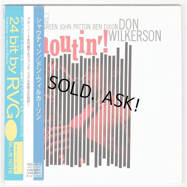 Photo1: DON WILKERSON / SHOUTIN' (Used Japan Mini LP CD) Blue Note (1)