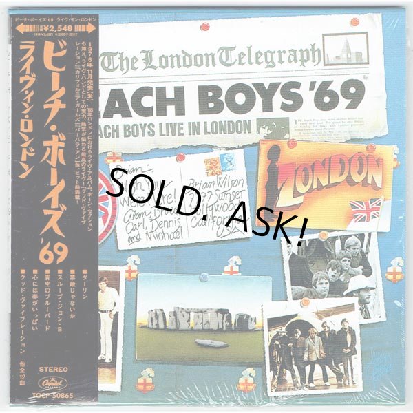 Photo1: THE BEACH BOYS / BEACH BOYS '69 - LIVE IN LONDON - Reprint (Used Japan Mini LP CD) (1)