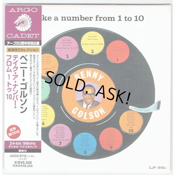 Photo1: BENNY GOLSON / TAKE A NUMBER FROM 1 TO 10 (Used Japan Mini LP CD) (1)