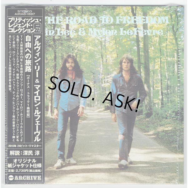 Photo1: ALVIN LEE & MYLON LeFEVRE / ON THE ROAD TO FREEDOM (Used Japan Mini LP CD) (1)