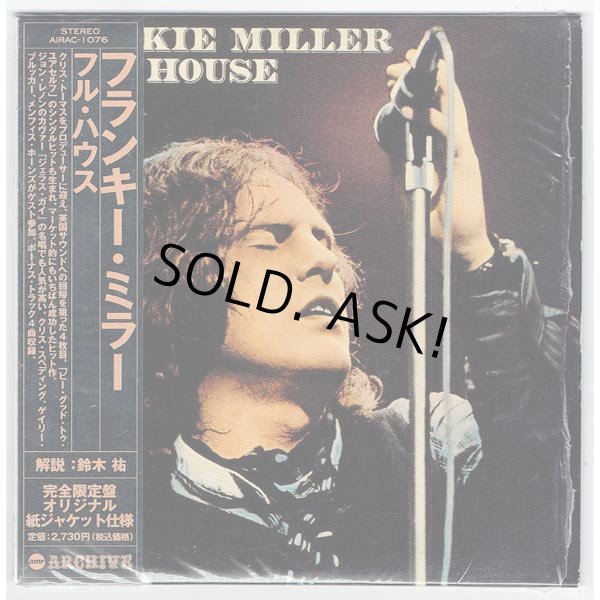 Photo1: FRANKIE MILLER / FULL HOUSE (Used Japan Mini LP CD) (1)