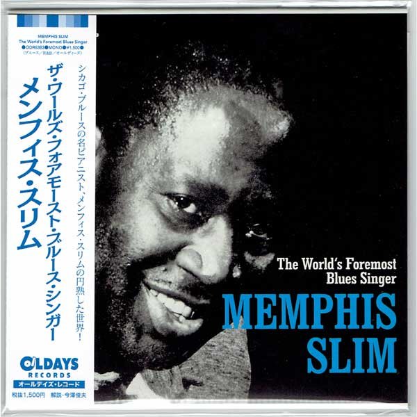 Photo1: MEMPHIS SLIM / THE WORLD'S FOREMOST BLUES SINGER (Brand New Japan Mini LP CD) * B/O * (1)