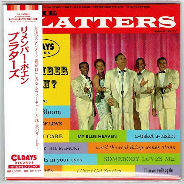 Photo1: THE PLATTERS / REMEMBER WHEN? (Brand New Japan Mini LP CD) * B/O * (1)