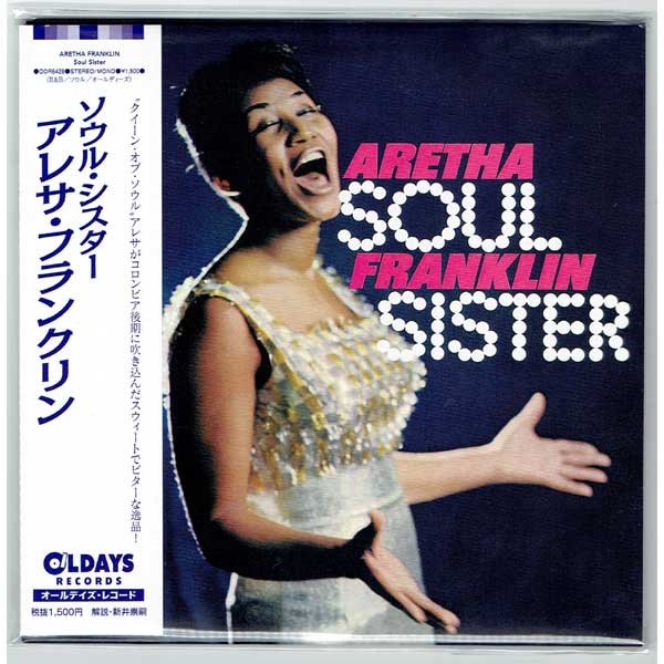 Photo1: ARETHA FRANKLIN / SOUL SISTER (Brand New Japan Mini LP CD) * B/O * (1)