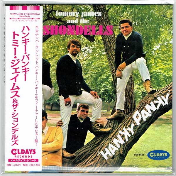 Photo1: TOMMY JAMES & THE SHANDELLS / HANKY PANKY (Brand New Japan Mini LP CD) * B/O * (1)