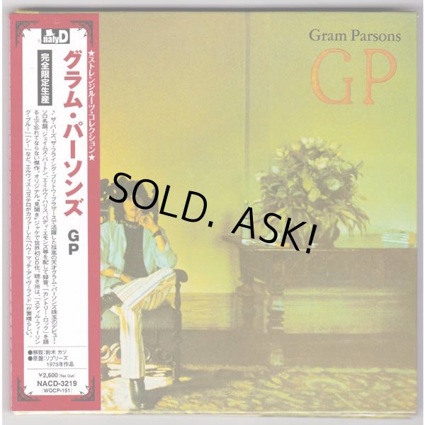 Photo1: GRAM PARSONS / GP (Used Japan Mini LP CD) (1)