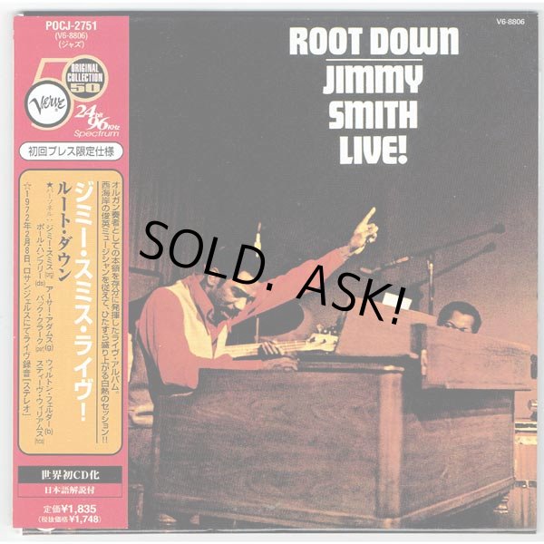 Photo1: JIMMY SMITH / ROOT DOWN - JIMMY SMITH LIVE (Used Japan Mini LP CD) (1)