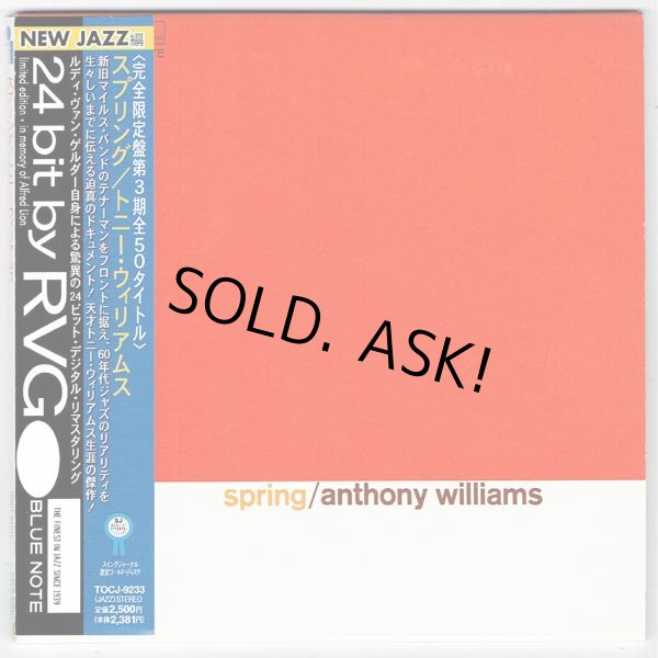 Photo1: ANTHONY WILLIAMS  / SPRING (Used Japan mini LP CD) Tony Williams, Blue Note (1)