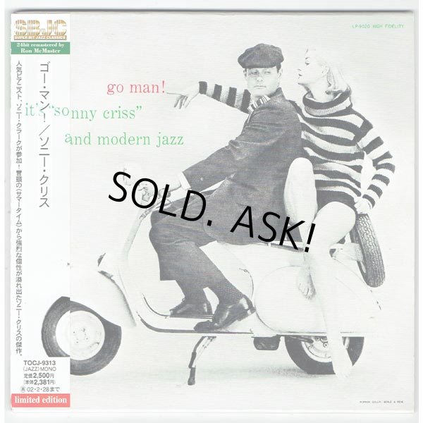 Photo1: SONNY CRISS / GO MAN! (Used Japan Mini LP CD) (1)