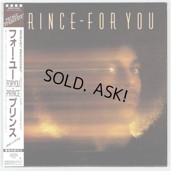Photo1: PRINCE / FOR YOU (Used Japan Mini LP SHM-CD) (1)