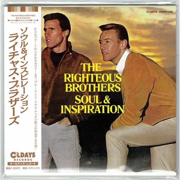 Photo1: THE RIGHTEOUS BROTHERS / SOUL & INSPIRATION (Brand New Japan mini LP CD) * B/O * (1)