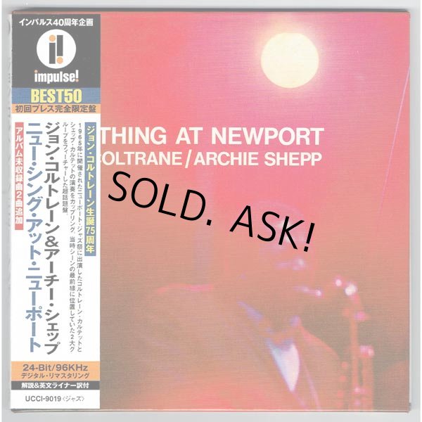 Photo1: JOHN COLTRANE AND ARCHIE SHEPP / NEW THING AT NEWPORT (Used Japan Mini LP CD) impulse! (1)