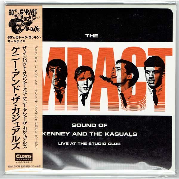 Photo1: KENNY AND THE KASUALS / THE IMPACT SOUND OF KENNEY AND THE KASUALS - LIVE AT THE STUDIO CLUB (Brand New Japan Mini LP CD) * B/O * (1)