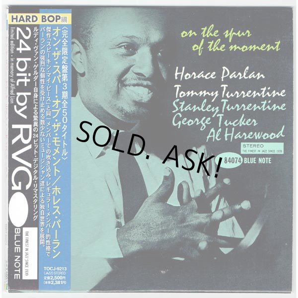 Photo1: HORACE PARLAN / ON THE SPUR OF THE MOMENT (Used Japan Mini LP CD) (1)