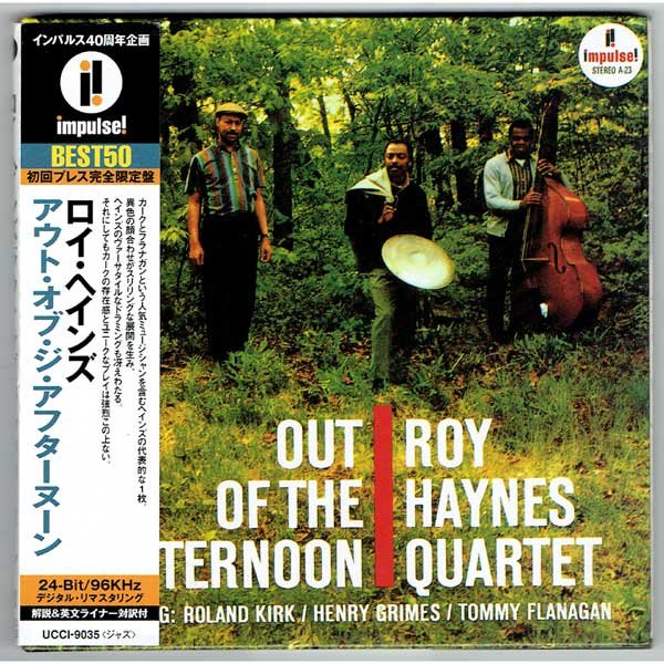 Photo1: ROY HAYNES QUARTET / OUT OF THE AFTERNOON (Used Japan Mini LP CD) impulse! (1)