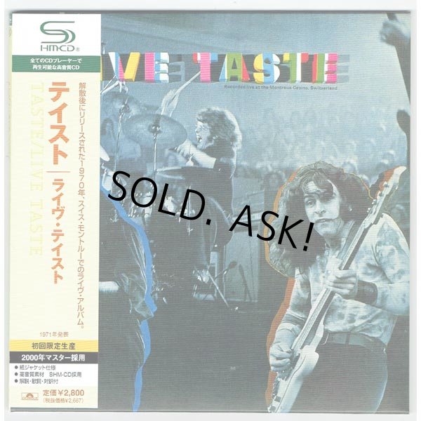 Photo1: TASTE / LIVE TASTE (Used Japan Mini LP SHM-CD) Rory Gallagher (1)