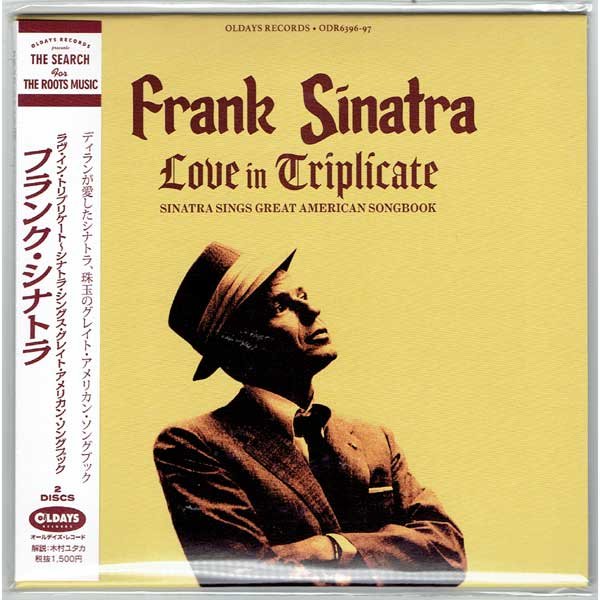 Photo1: FRANK SINATRA / LOVE IN TRIPLICATE - SINATRA SINGS GREAT AMERICAN SONGBOOK (Brand New Japan Mini LP CD) (1)