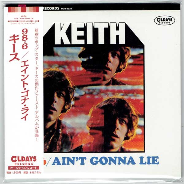 Photo1: KEITH / 98.6 - AIN'T GONNA LIE (Brand New Japan mini LP CD) * B/O * (1)