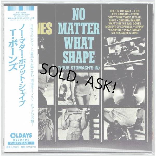 Photo1: THE T-BONES / NO MATTER WHAT SHAPE (YOUR STOMACH'S IN) (Brand New Japan Mini LP CD)  (1)