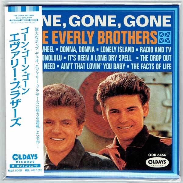 Photo1: THE EVERLY BROTHERS / GONE, GONE, GONE (Brand New Japan Mini LP CD) * B/O * (1)