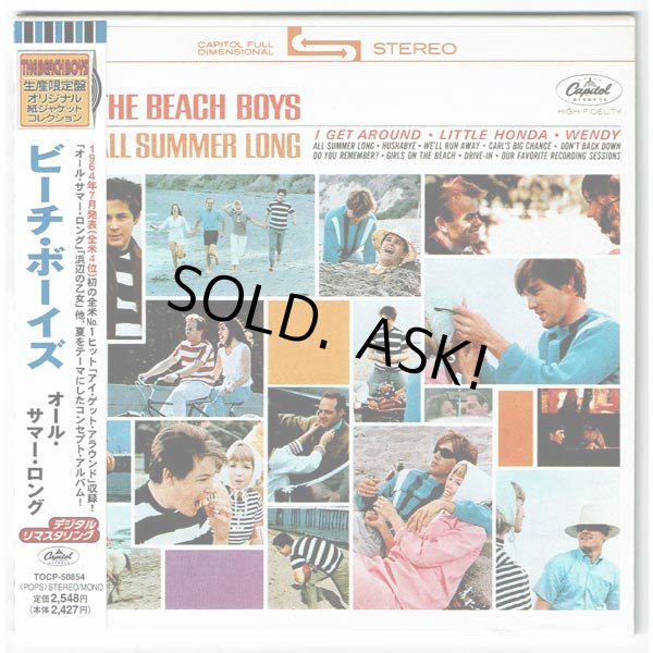 Photo1: THE BEACH BOYS / ALL SUMMER LONG (Used Japan mini LP CD) (1)