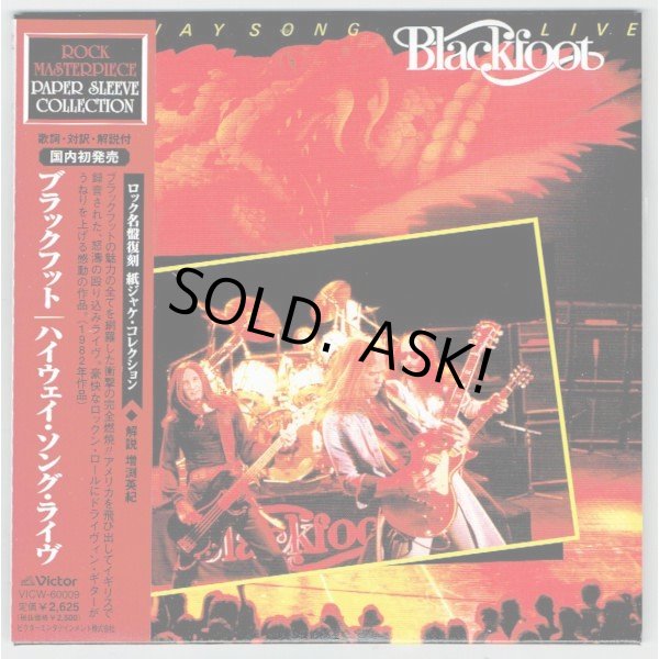 Photo1: BLACKFOOT / HIGHWAY SONG LIVE (Used Japan mini LP CD) (1)